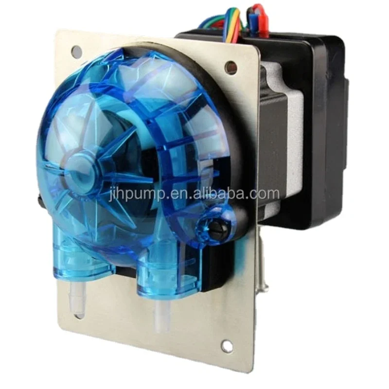 JIHPUMP 204K peristaltic pumps with stepper motor for flue gs analyzer of flow rate 750ml/min