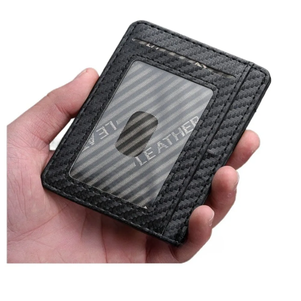 

Новый ультратонкий мужской кошелек из искусственной кожи с защитой от RFID-блокировки для мужчин и женщин