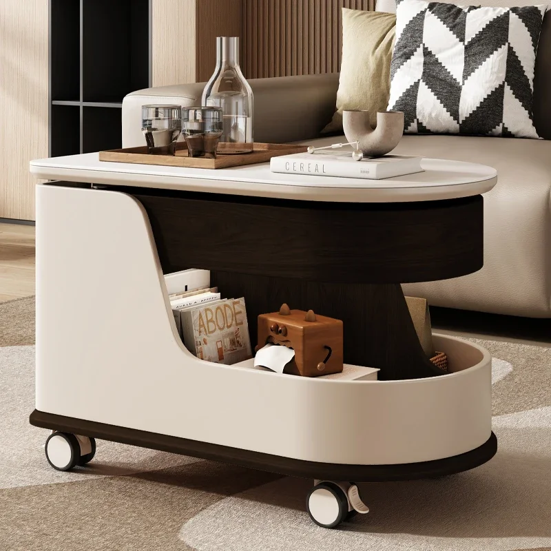 

Simple Living Room Luxury Tea Table Multi-functional Simple Modern Living Room Unique Writing Mesa Auxiliar Trendy Furniture