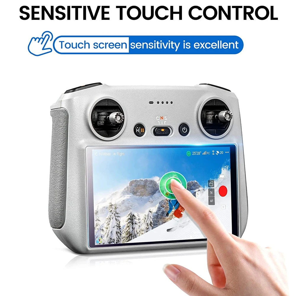 Защитная пленка из закаленного стекла для DJI Air 3/Mavic 3/Classic/Mini 3 PRO RC, защита глаз с дистанционным управлением, противозрительная пленка синего цвета