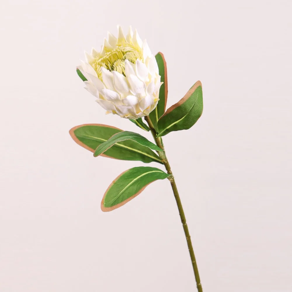 NUEVA Flor Artificial de 48cm, Flor de Alcachofa Artificial Grande Multicolor, Flor de Emperador Flocada para Manualidades, Regalo