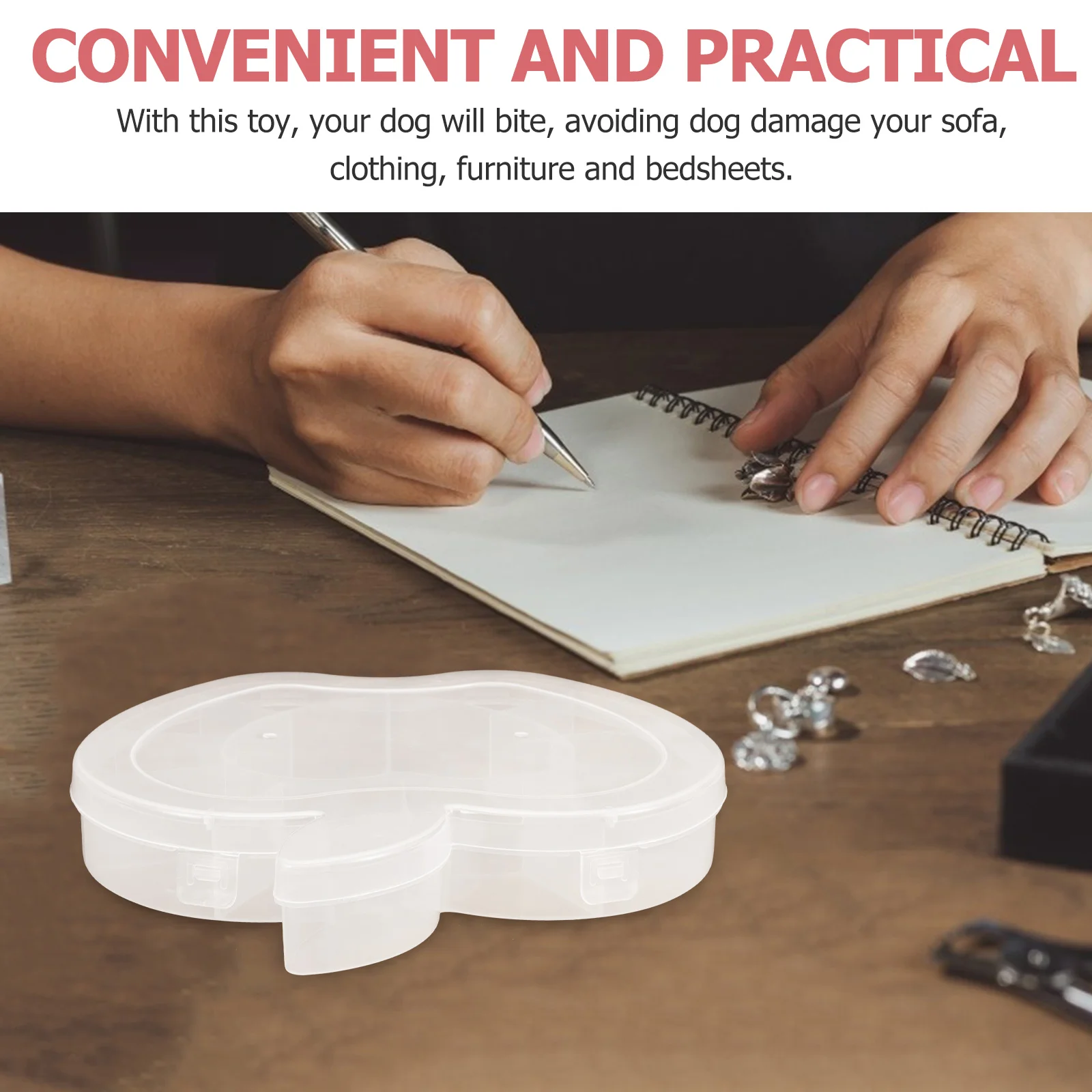 

3pcs Grid Organizer Transparent Storage Craft Box Organizer Bead Case Jewelry Storage Box Component Container Mini Drawer
