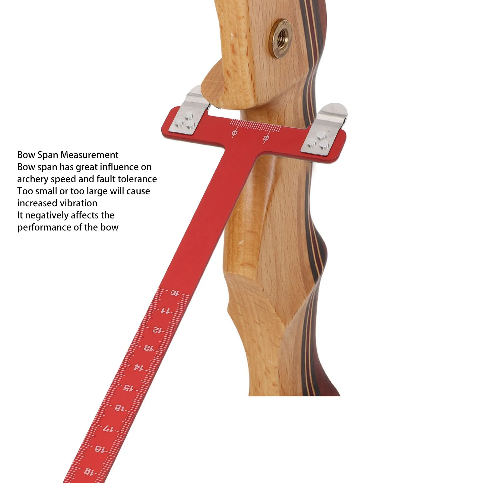 

Регулировка лука для стрельбы из лука Т-образный лук Квадратный составной изогнутый лук для стрельбы из лука Регулировочная линейка Измерение тетивы из нержавеющей стали