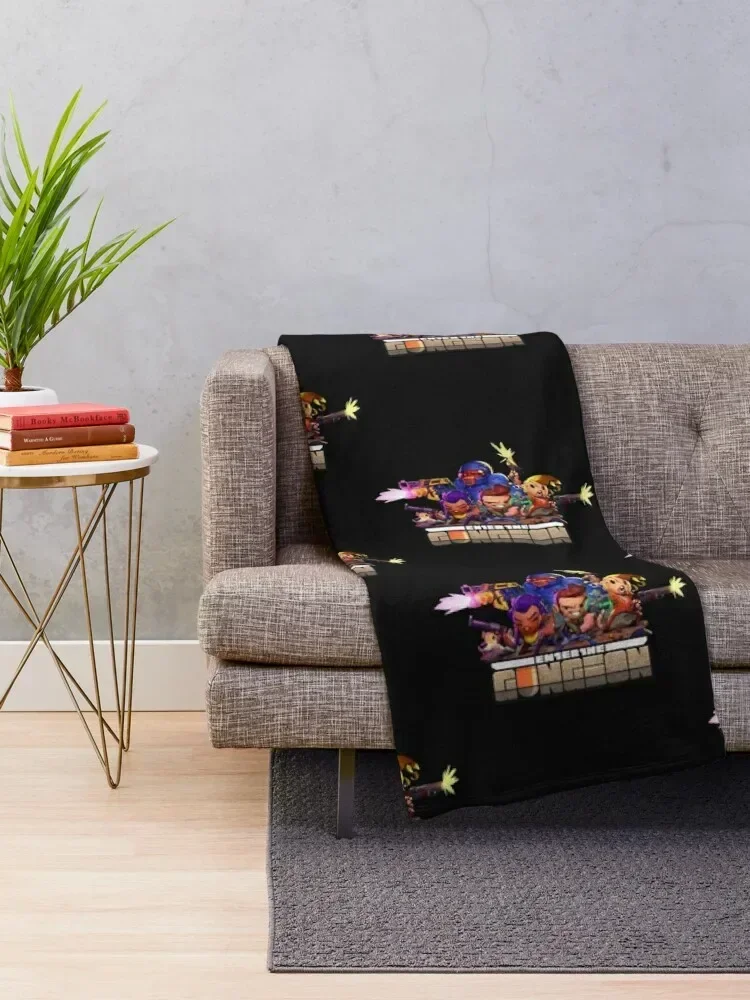 Retro The Gungeoneers - Enter The Gungeon Throw Blanket for winter manga Blankets