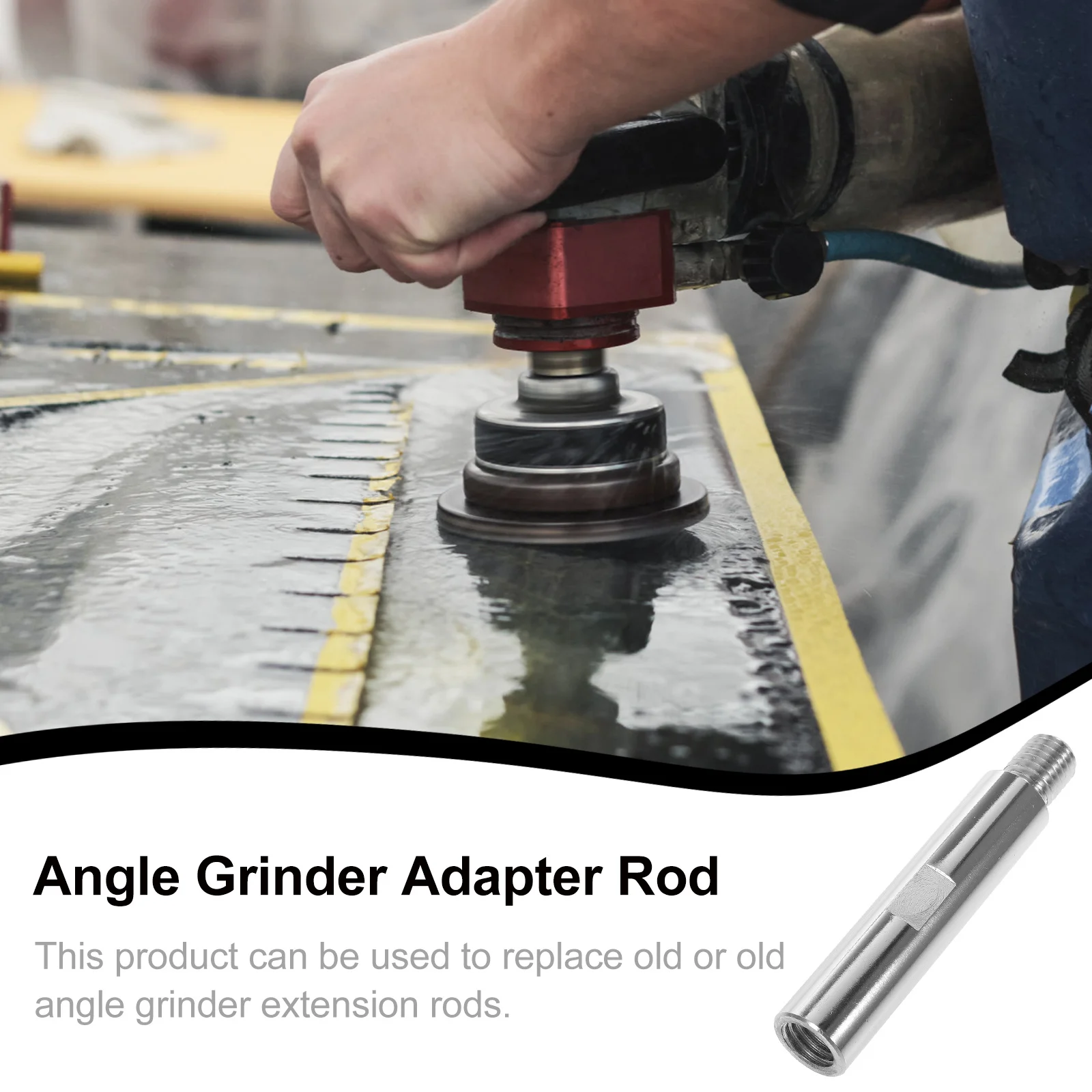 

Angle Grinder Polishing Tool Rotary Extension Shaft For Car Polisher Swivel Connecting Rod Grinding Attachment