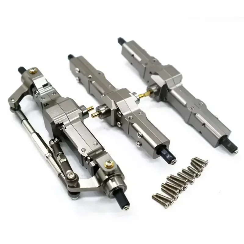 

for WPL C14 C24 B14 B24 B16 B36 1/16 RC Car Truck Rock Crawler Trucks Metal Front / Rear Bridge Axle Gear Box RC Car Parts
