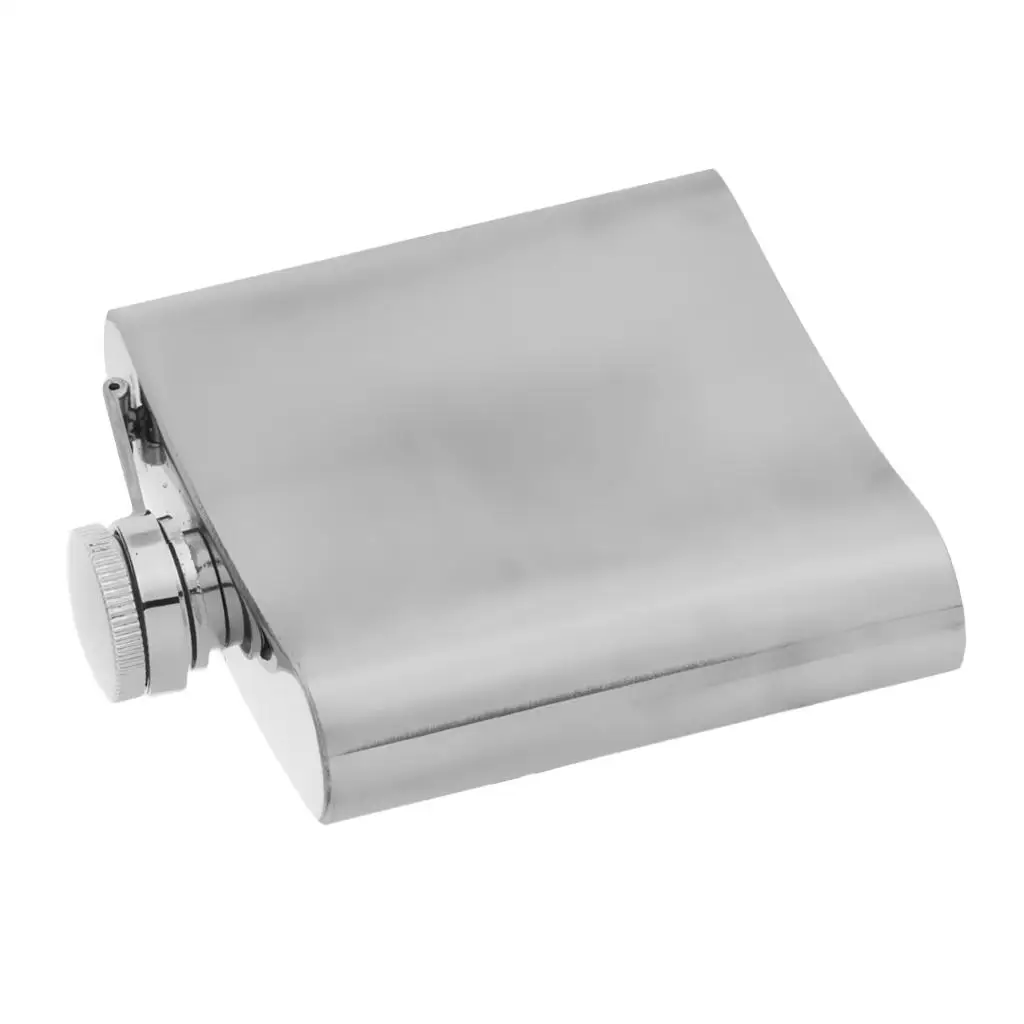 Portable Mini Flagon Durable Stainless Steel Drink Flask with Screw Cap Key Chain for Men Outdoor Activities and Travel