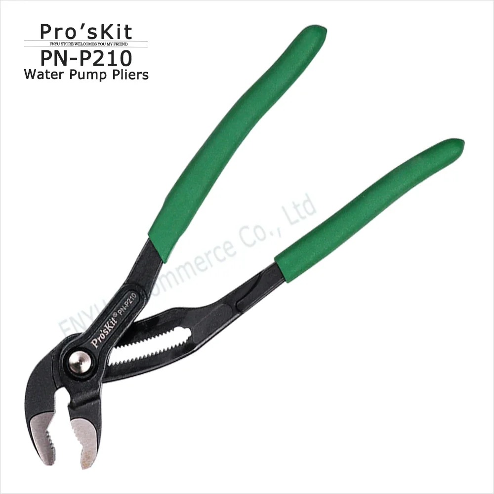 Pro'sKit PN-P210 Water Pump Pliers  Multifunctional Plier Quick-Release Straight Jaw Groove Joint Pliers Plumbing Pliers