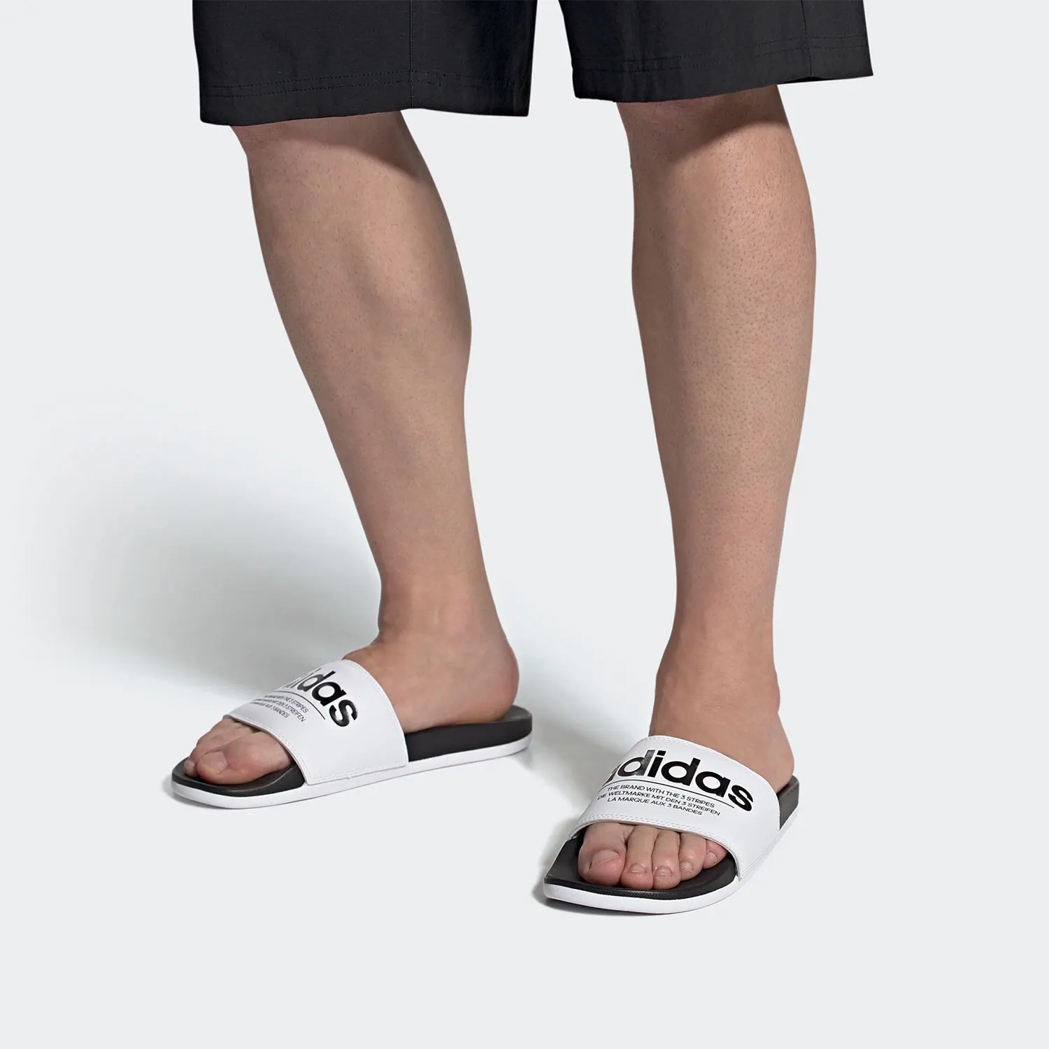 

Adidas genuine seasonal new men's and women's sports casual slippers FX4287