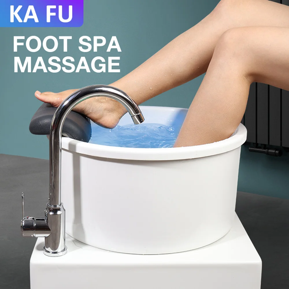 Foot Bath Basin Foot Spa Pedicure Machine For Beauty Salon Acrylic Massage Surfing Lights Water Foot Therapy Basin Pedicur Bowl