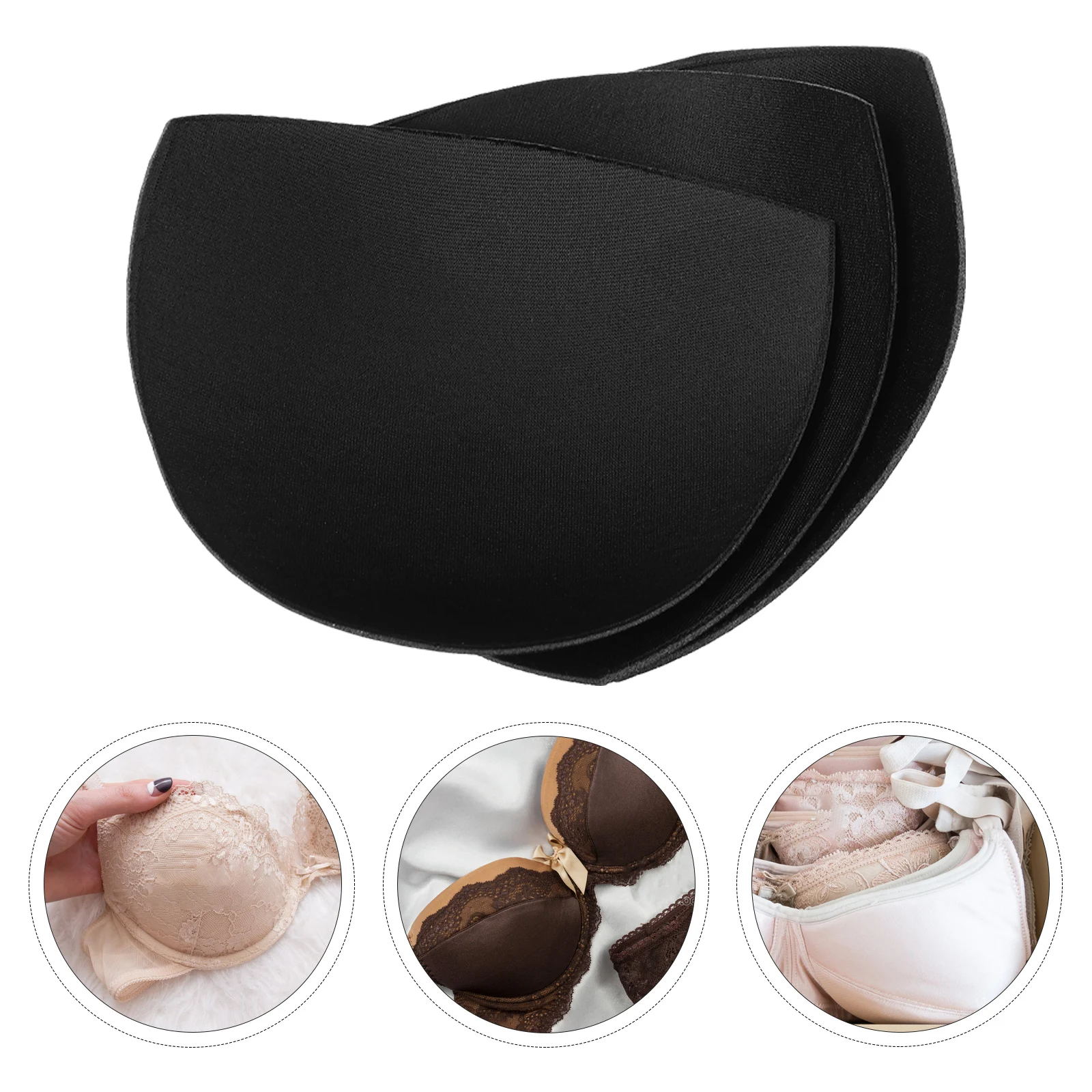 

Women'S Reusable Inserts Pads Push Eco-Friendly Lightweight Travel Bra Accessories For Sports
