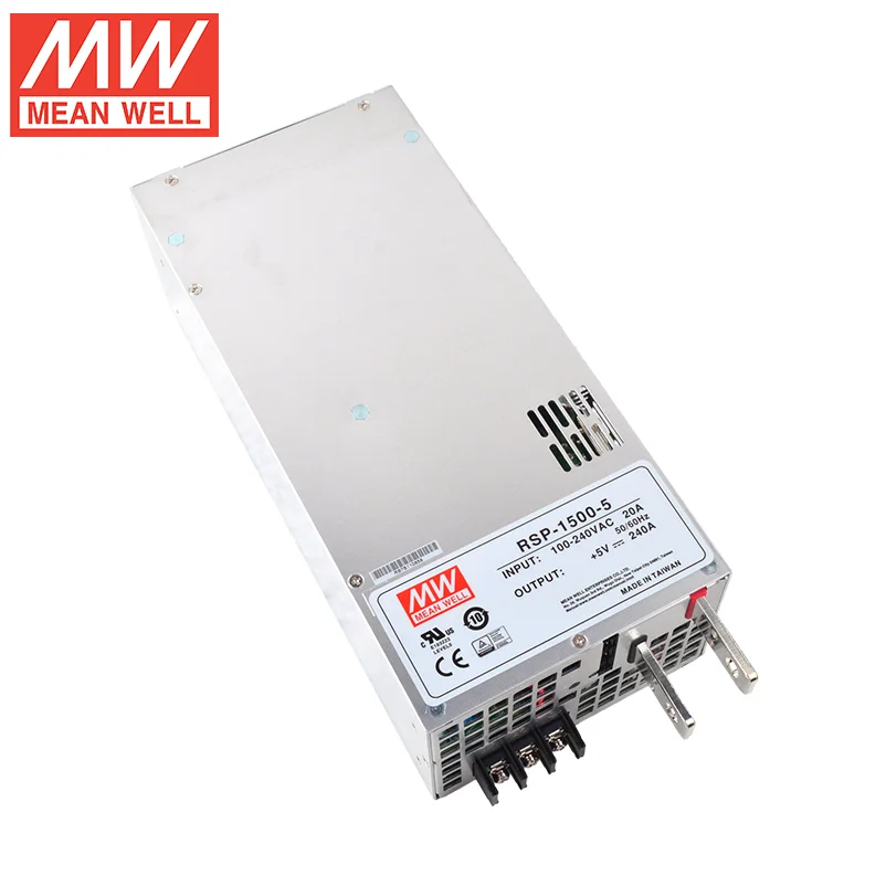 

MEAN WELL Switching power supply RSP-1500-24V 48V 5V 12V 15V27V 1500W 100A Adjustable voltage can be connected to high-power PFC