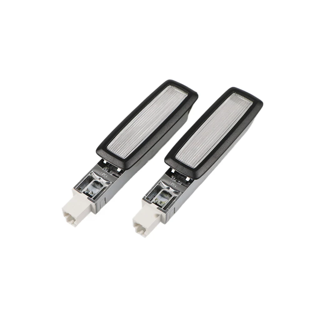 2 قطعة أسود Led الشمس قناع القراءة ضوء قبة مرآة لوضع مساحيق التجميل أضواء لشركة فولكس فاجن ID.3 ID.4.X ID.6.X CC باسات B8 3ED 947109 3GD 947109 #6