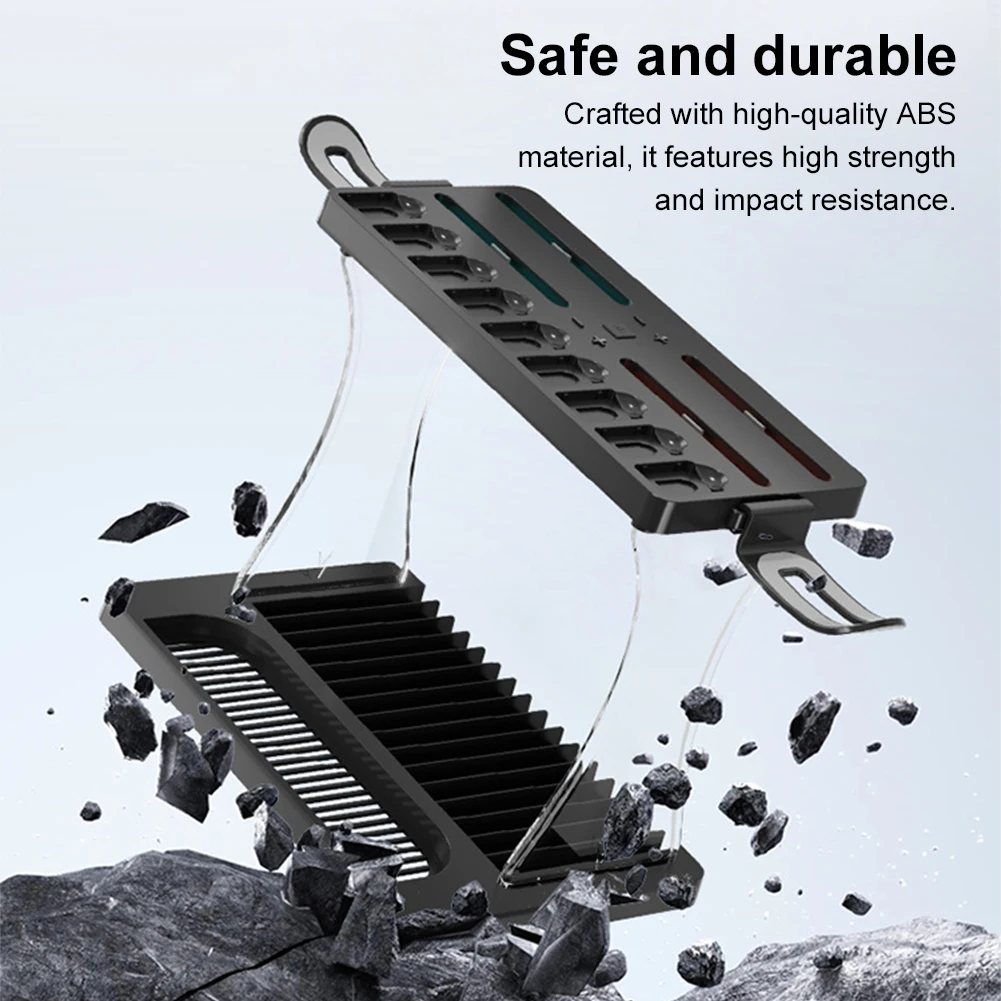 

Подставка для хранения, многофункциональная стойка-органайзер, зарядная док-станция, башня для хранения игр для Switch 2, игровые карты/консоли/контроллера