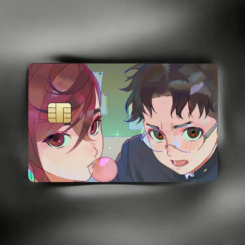 Dandadan Anime  Sticker Decoration Creative Bank Card Bus Metro Waterproof Sticker