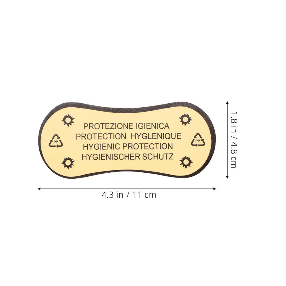 50pcs Swimwear Label Stickers Self-Adhesive Protective Liners For Bathing Suits Lingerie Hygiene Try- Underwear