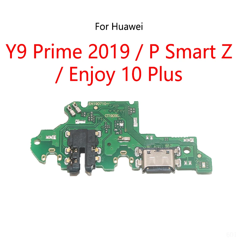 USB Charging Dock Port Socket Jack Connector Charge Board Flex Cable For Huawei Y9 Prime 2019 / Enjoy 10 Plus / P Smart Z