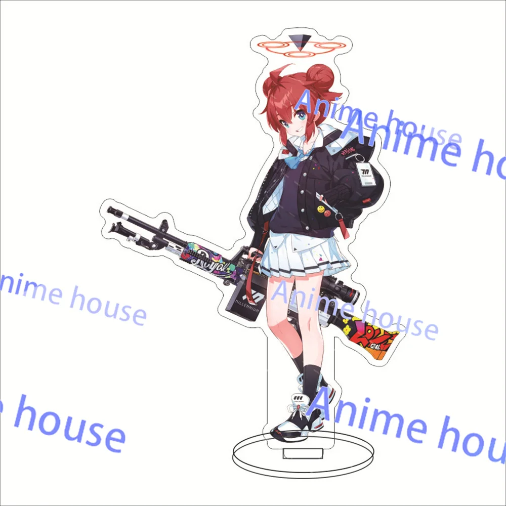 Hot Anime Blue Archive Millennium Science School  Figures Cosplay Acrylic Stand Model Plate Holder Cake Topper Birthday Gift