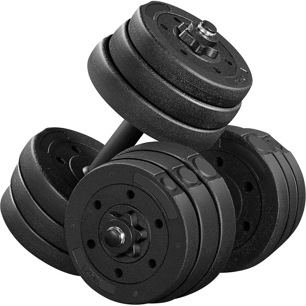 

Adjustable Dumbbells with Spinlock Collars for Home Gym Strength Training for Men and Women