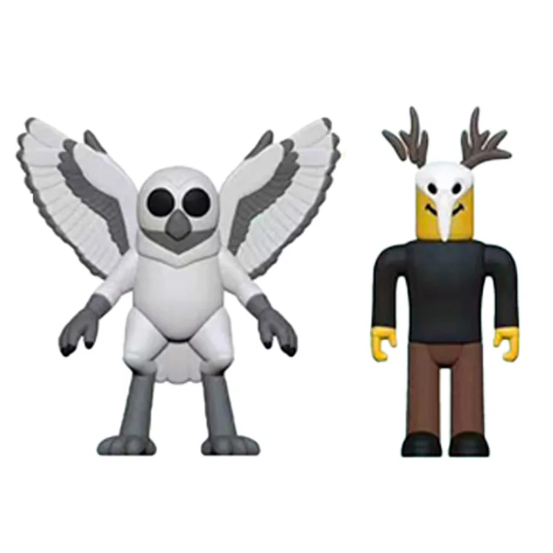 24 Uds 99 noches en el bosque caja ciega figuras estatuilla águila cabra lobo ciervo 99 noches en el bosque estatuilla juguete de plástico regalos