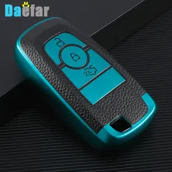 3 4 5 Button Car Key Cover for Ford Fusion Mondeo Mustang Explorer Edge EcoSport for Lincoln Mondeo MKC MKZ MKX Key Case for Car