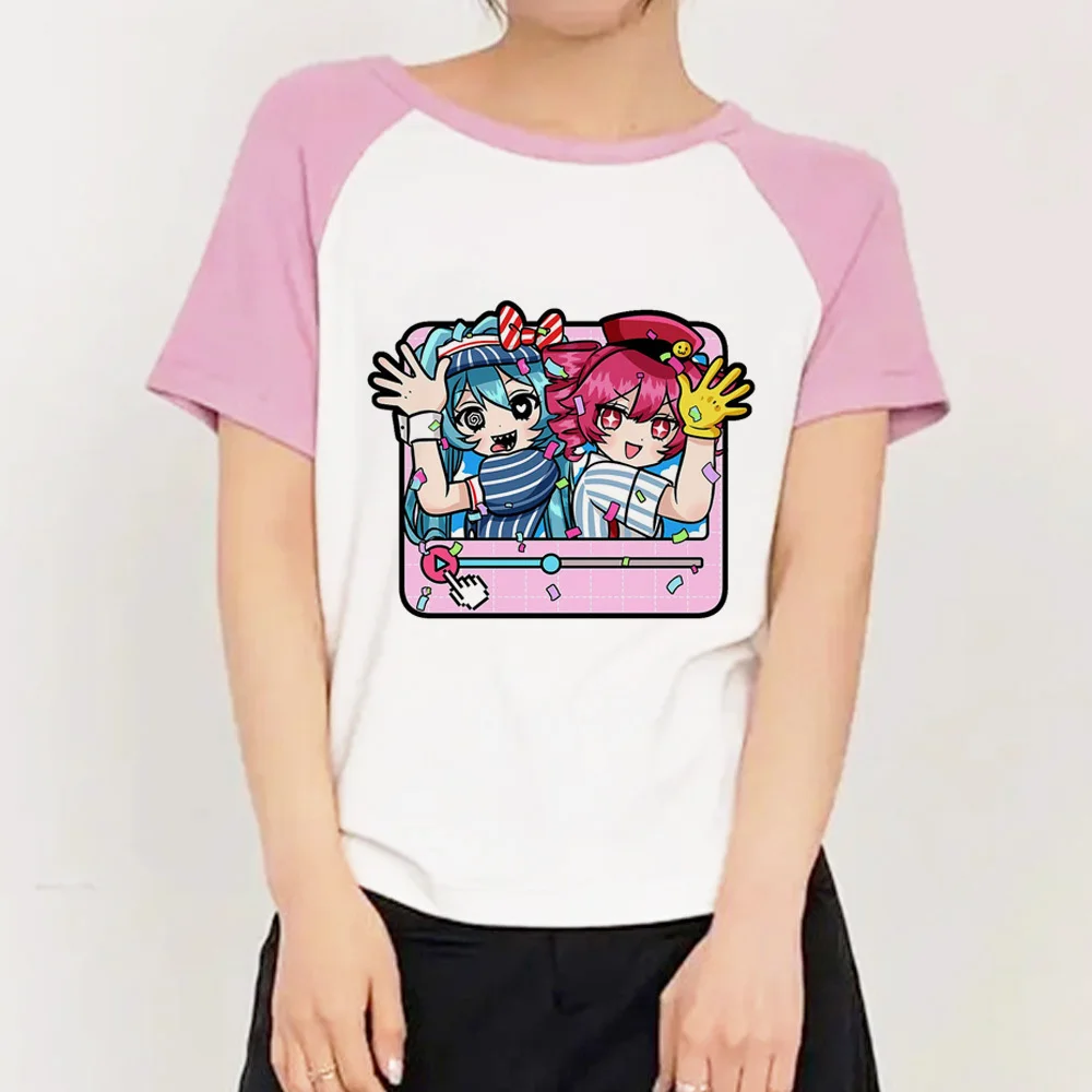 Kasane Teto shirt female streetwear hip hop graphic Colorful Pastel Digital t-shirt Graphic Vintage Comfortable anime