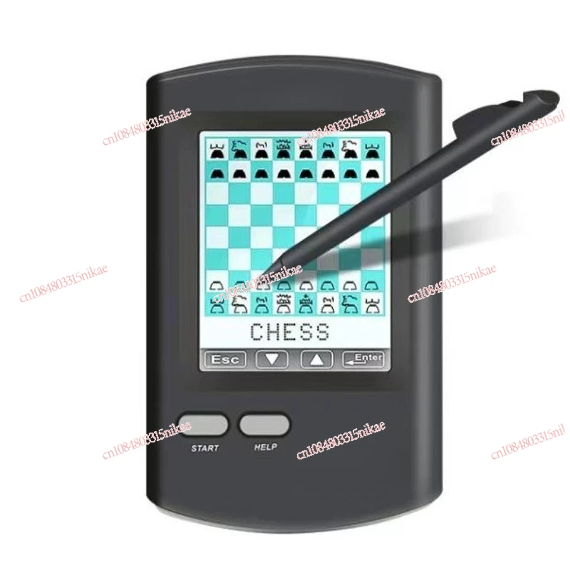 

Portable AI Chess Electronic Board Smart Chess Tutor for Learning & Playing, Educational Gift (English/German)