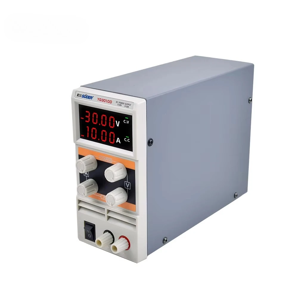 CE 30 فولت 10A قابل للتعديل التبديل تيار مستمر امدادات الطاقة ماس كهربائى حماية شاشة الكريستال السائل لمعدات الاتصالات المختبرية 240 فولت 22