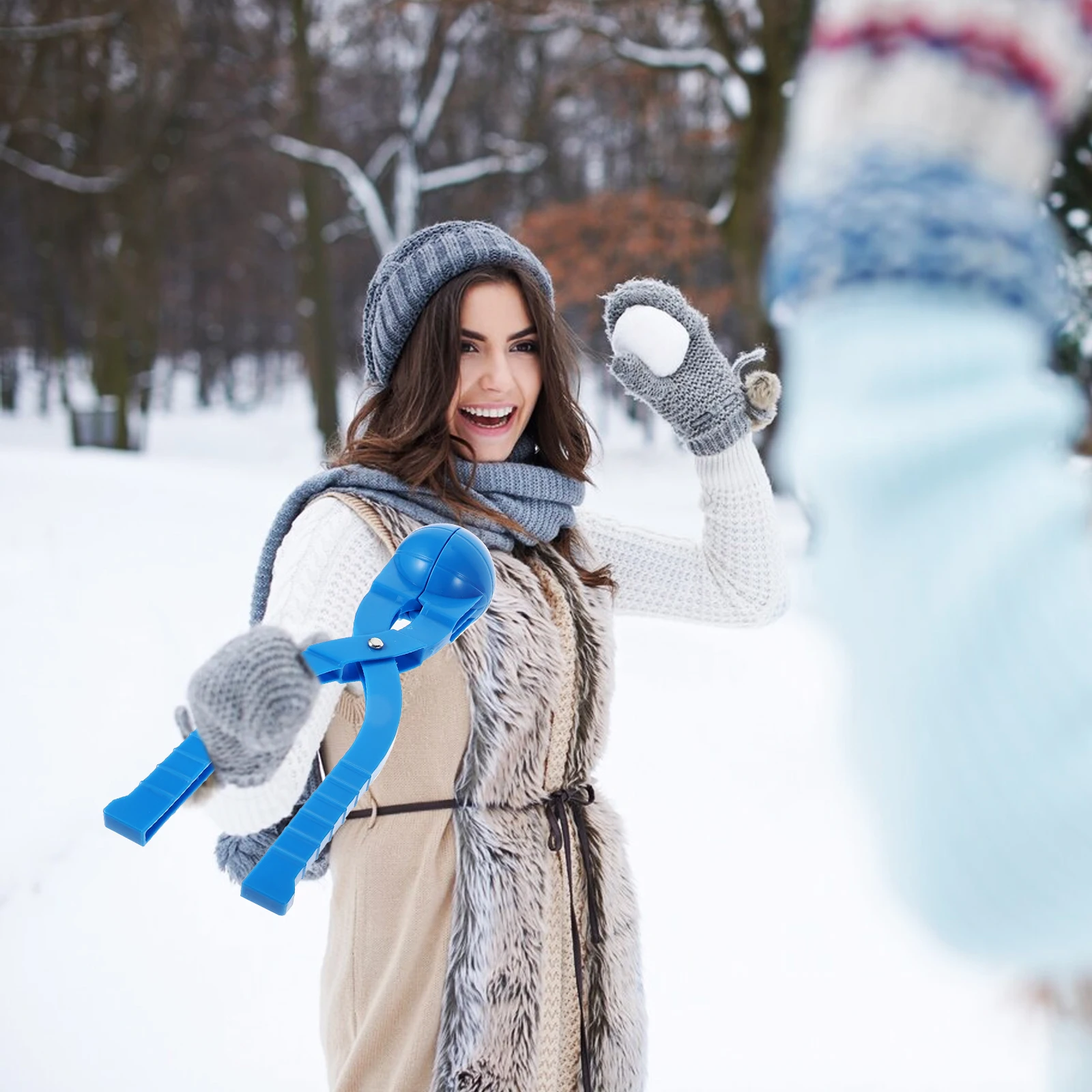 

3 Pcs Snow Ball Maker outside Kids Toys Scoop Clip Clips Tools for Winter