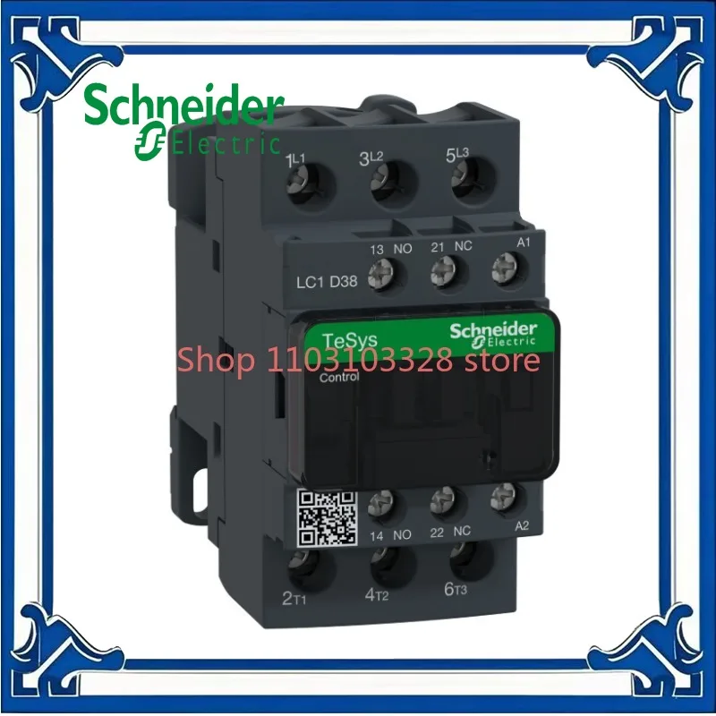 

Schneider LC1D38M7 Новая модель TeSys Deca Трехполюсный контактор катушки переменного тока, 38 А, 220 В, 50/60 Гц, низкое энергопотребление