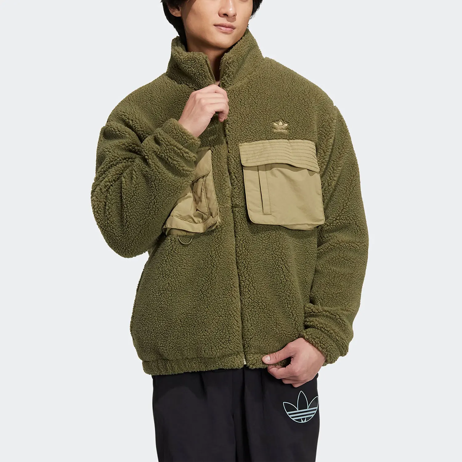 

Adidas Official Genuine Three Stripes 2023 New Men's Sports Jacket IC8163