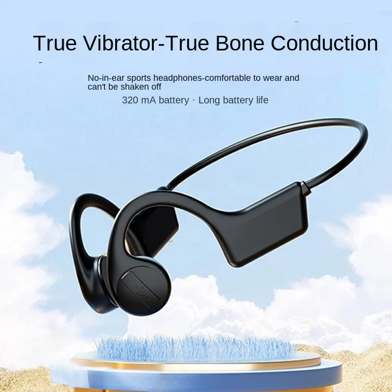 Bone conduction running sports workout headphones Earless ear hanging ear ultra-long life non-leakage Bluetooth headphones