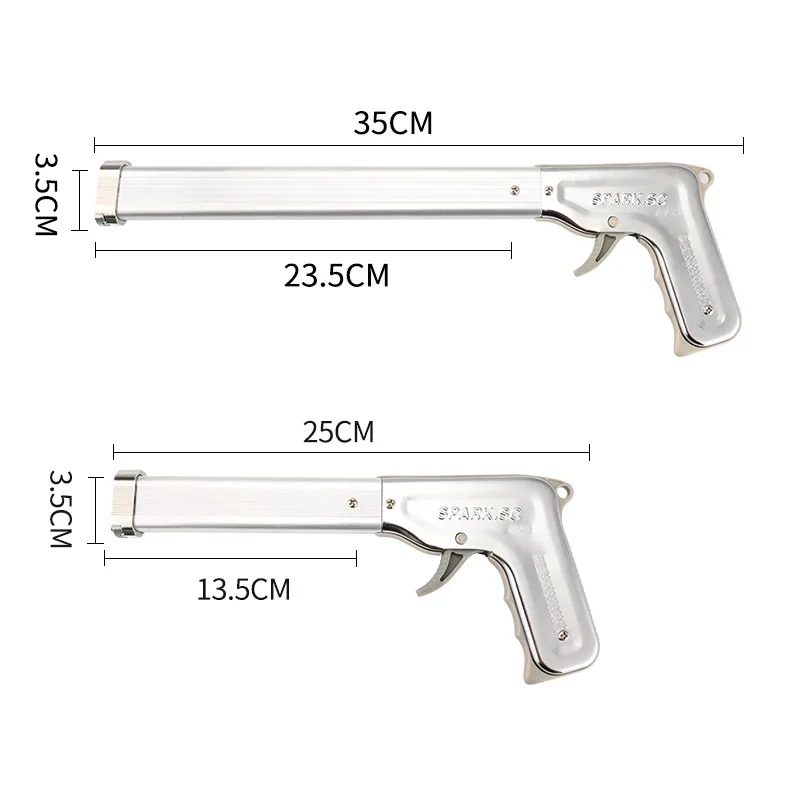 Specjalny pistolet zapłonowy do grilla, lżejszy uchwyt pilota, specjalna kuchenka gazowa, długa dysza handlowa, trwała stal nierdzewna