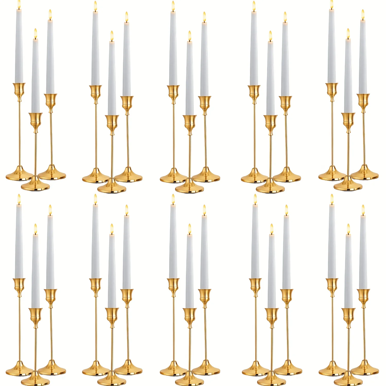 

30/60 Golden Candle Holders for Wedding Event Decoration, Heart Ornament with Stand, Perfect for Pillar Candle Ideas Party & Home Decour, Home Decour, Wedding Decor & Classic Centerpiece, Metal Candle Holder, Glass Candle, Candle Holder, Bridal Decor