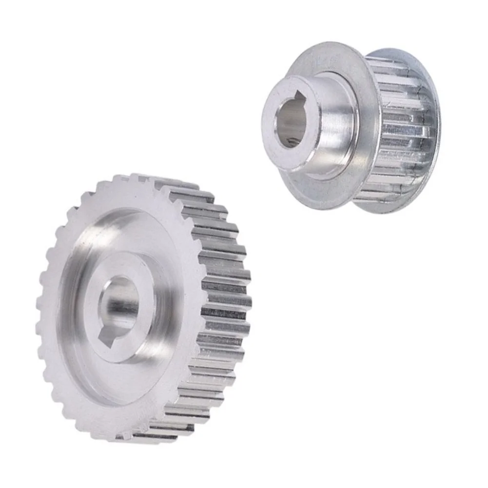 Metal Synchronous Pulley Gear Set 2PCS for For Cj0618 0 16 and For Cj0618 027/148 Motor Driven Belt Power Transfer Applications
