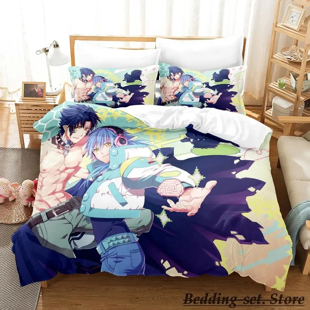 DRAMAtical Murder Bedding Set Single Twin Full Queen King Size Bed Set Adult Kid Bedroom Duvetcover Sets Anime parure de lit Bed