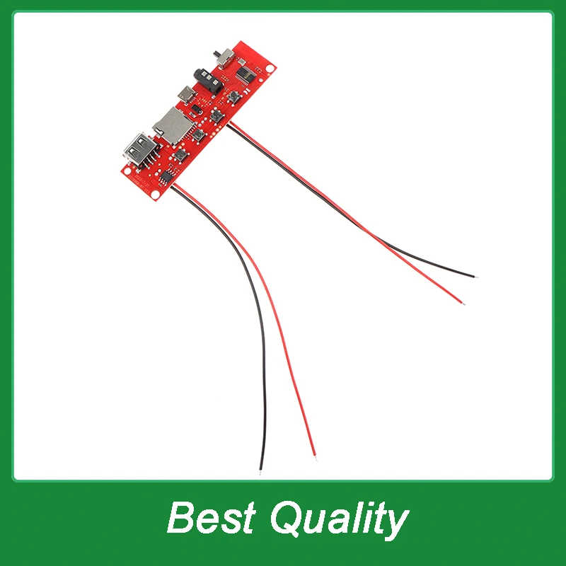 Placa de circuito de Audio Bluetooth multifuncional, placa amplificadora, módulo Bluetooth DIY, linterna multifuncional