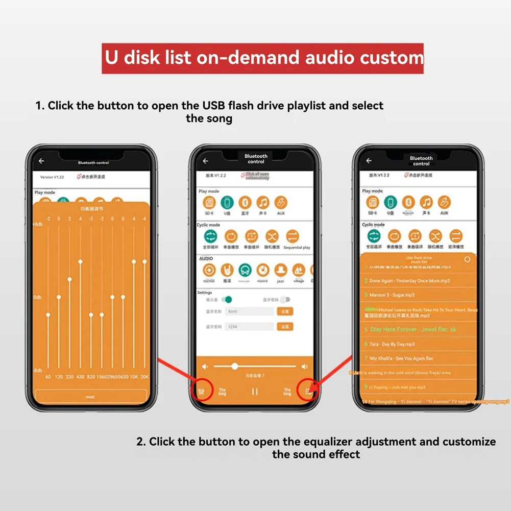 ABJF-T3002P Upgrade 300Wx 2 Bluetooth Digital Power Amplifier Board TPA3255 Potentiometer External Stereo Subwoofer High Bass