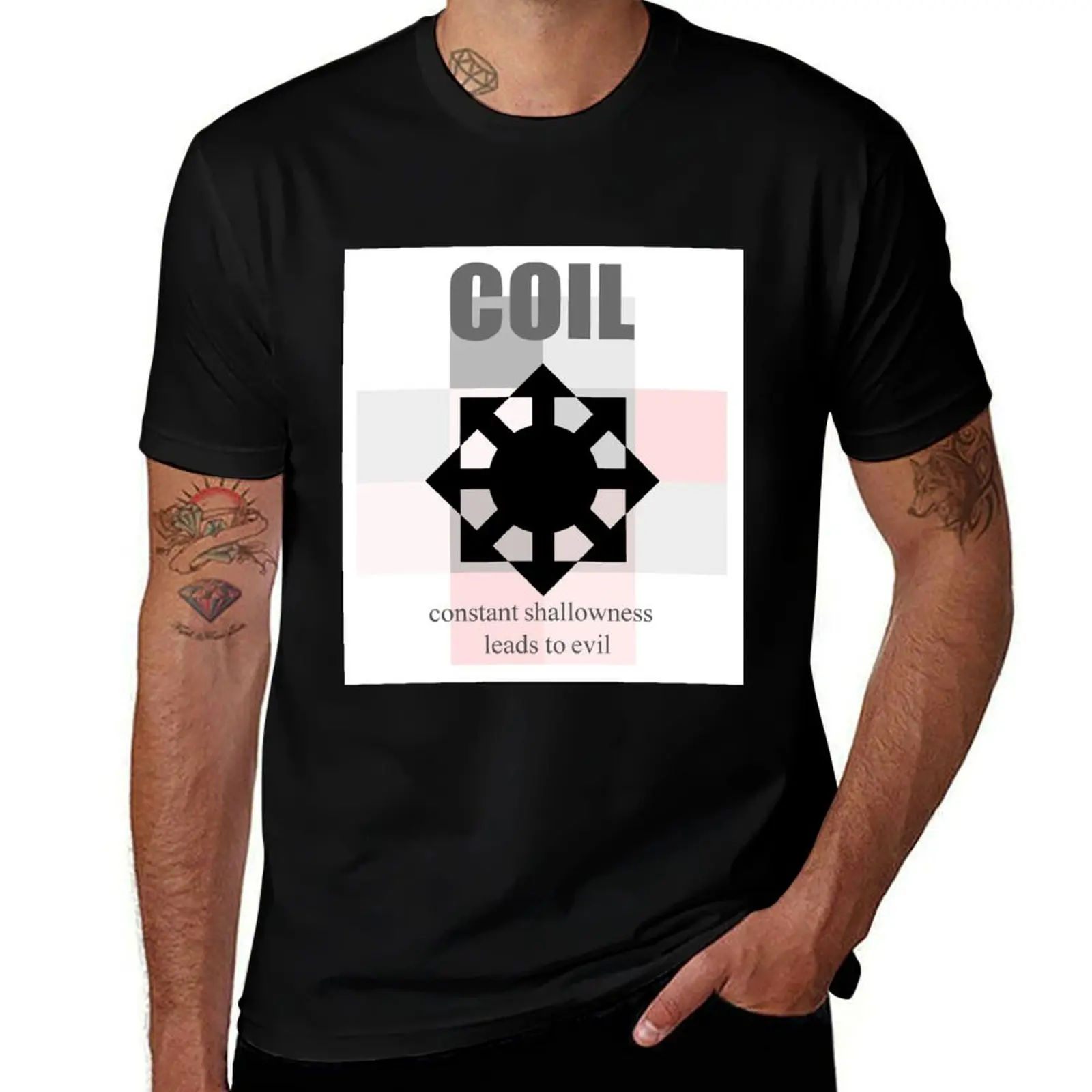 

Coil T-Shirt mens graphic t shirts t shirt man luxury man t shirts for men casual T-Shirt