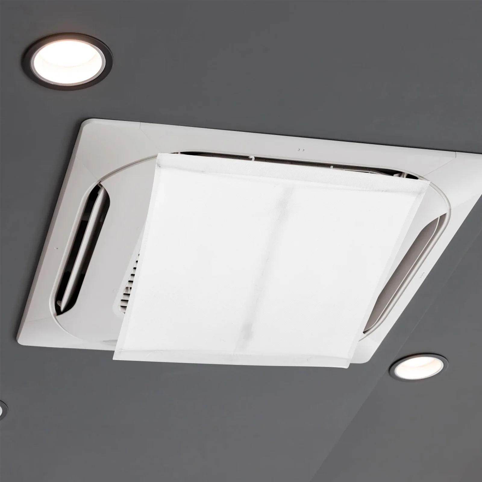 

Square Central Conditioning Deflector 35x35 White Prevents Direct Blowing Enhances Efficiency Home Office Commercial Spaces Air