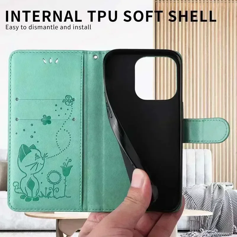 Flip Wallet Leather Case For Xiaomi Redmi Note 12 13 Pro 12S 12C 13C A3 A2 Plus A1 Cover for POCO X5 X6 C65 M6 Pro 4G Phone Case