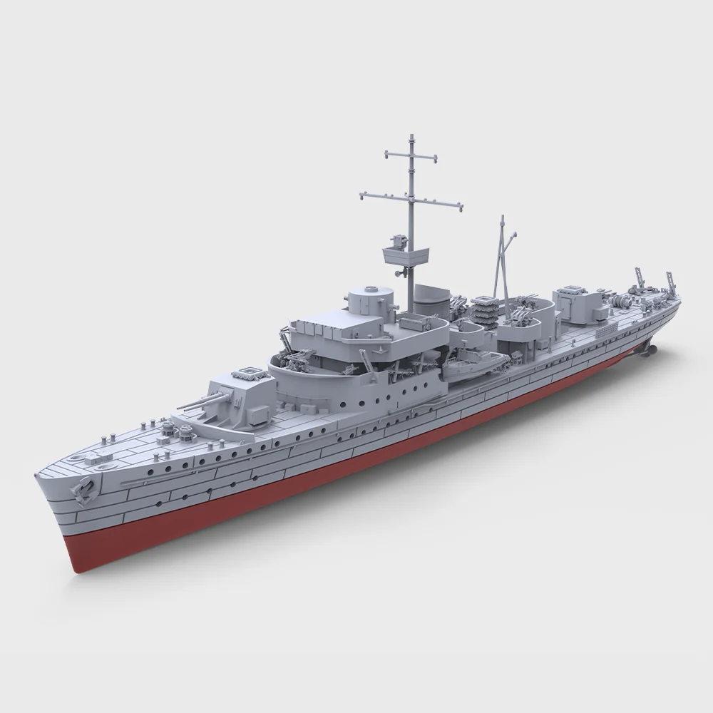 MRY-SFW SSC619 1/700 1/350 Militärmodellbausatz Deutsches K2 Kanonenboot Vollrumpf Miniatur Statisches Modell