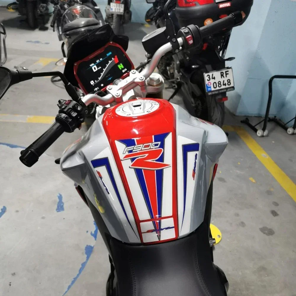 دراجة نارية ملصقات لاصقة والشارات 2019-2020 لسيارات BMW F900R F900 F 900 R خزان الوقود وسادة Tankpad هيكل السمكة حامي