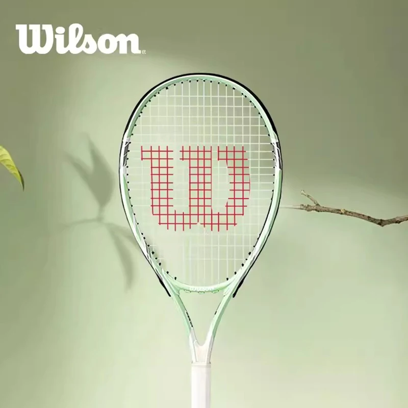 WILSON Original Tennis Rackets Single Play with Line Self-Practice Professional Beginner Elastic Tennis Racket Men Women Racket