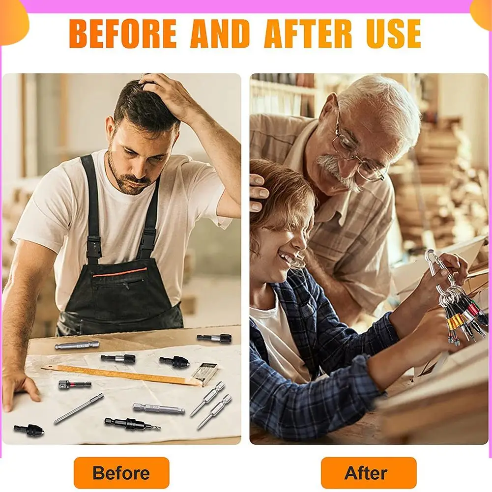 

A23P 10 шт. 1/4 дюйма держатель отверток с шестигранным хвостовиком удлинитель брелок винт адаптер замена дрели (5 цветов)