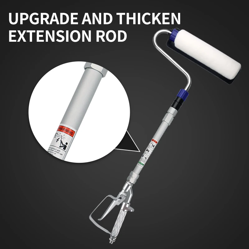 Imagem -05 - Rolo de Pintura Airless o Pólo de Extensão de Pulverização Pulverizador de Pintura Airless Ferramentas de Revestimento em pó de Alta Pressã