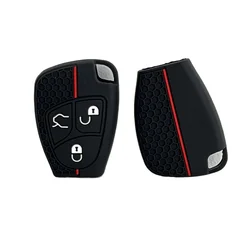 Silicone Car key cover Case For Mercedes Benz C B E Class W203 W211 W204 YU BN CLS CLK
