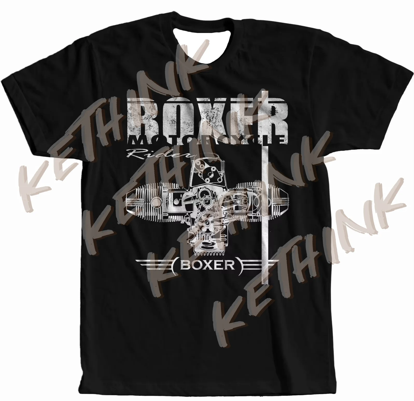 

Boxer Motorrad Racing T-Shirt Fashion Short-Sleeve Casual Tee Shirt Unisex Cotton Tshirt Streetwear Harajuku