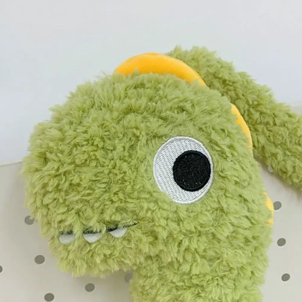 

Casual Zipper Long Neck Dinosaur Bag Plush Large Capacity Cartoon Crossbody Bag Solid Color Shoulder Bags Travel