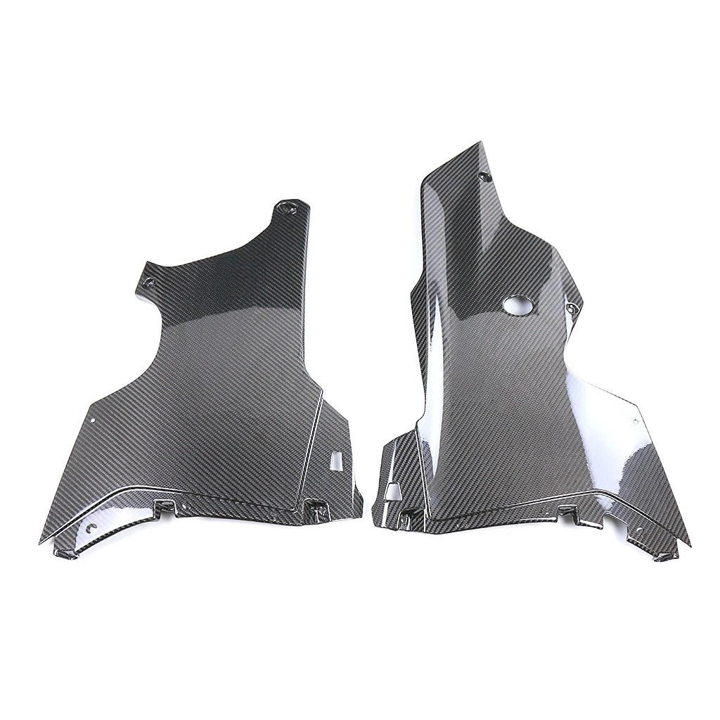 Motorcycle Parts For Kawasaki ZX10R 2021-2025 Dry Carbon Fiber Lower Belly Pan Side Panels Cover Fairing Accessories Protector